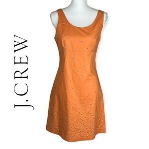 J Crew Embroidered Floral Dress